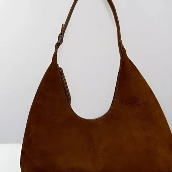 NWT $970 By Far Suede Shoulder Bag - Picture 15 of 17